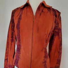 Hand Painted Suede Leather Jacket Purple Blue Orange Rust Navy Black Medium Large Hand Painted By A Designer . One Of A Kind Color: Multi Very Good Condition Size 8 10 12 Theme: Bohemian, Boho, Western, Cowgirl, Fall, Winter, Casual, One Of A Kind, Hand Painted, Party, Chic, Colorful, Funky Fitted Purple Leather Jacket For Fall, Purple Long Sleeve Leather Jacket For Spring, Western Equestrian, Princess Coat, Rodeo Cowgirl, Suede Leather Jacket, Cowgirl Western, American Leather, Western Cowgirl