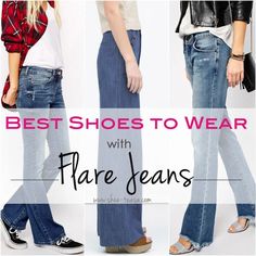 Shoes With Flared Jeans, What To Wear With Black Faux Leather Pants, Flare Jeans Converse Outfit, What Top To Wear With Flare Jeans, How To Wear Flared Jeans, Tops With Bell Bottom Jeans, Flare Jeans With Sandals, Shoes With Bell Bottom Jeans, Flare Jeans With Converse