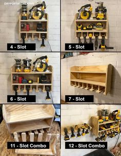 the steps to build a diy tool rack