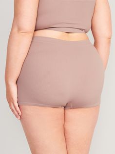 elasticized waistband sits below belly button fitted hits high on thigh models are approx.  5'9" and wear sizes s (4), l (12) and xl (18)machine wash according to the care instruction label Belly Button, Rib Knit, Mid Rise, Old Navy, Models, Plus Size, Navy, How To Wear