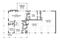 the first floor plan for this house