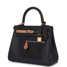 This limited edition Kelly, in the Retourne style, is in Caban, Black and Chai swift leather with gold hardware and has tonal stitching, two straps with front toggle closure, front zip pocket, back slip pocket, clochette with lock and two keys, single rolled handle and removable shoulder strap.The interior is lined with Caban swift and features one zip pocket with an Hermes engraved pull and one open pocket on opposite side.Collection: UOrigin: FranceCondition: Pristine; new or never (plastic on Hermes Box, Gold Hardware, Luxury Bags, Alaska, Swift, Zip Pockets, Bags Designer, Dust Bag, Fendi