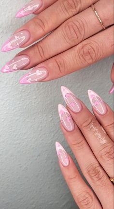 Kutek Disney, Unghie Sfumate, Pride Nails Designs, Nails Designs Short, Vday Nails, Pride Nails, Nail Goals, Valentine Nails, Almond Acrylic Nails