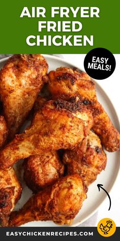 This easy air fryer fried chicken is a game changer! Juicy on the inside and crispy on the outside, these drumsticks are seasoned with a delicious blend of spices and ready in no time. Pop over to my site for the full recipe!