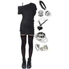 "Untitled #1009" by bvb3666 on Polyvore Cute Emo Outfits, Scene Outfits, Emo Outfits, Rocker Chic, Emo Scene, Character Outfits