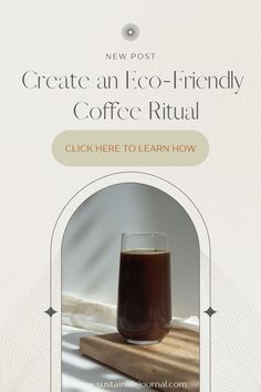 An iced coffee in a minimalistic set up Caring For Mums, Coffee Ritual, Intentional Parenting, Eco Friendly Kitchen, Personal Improvement, Life Journal, Sustainable Food, Coffee Filters, Reduce Food Waste