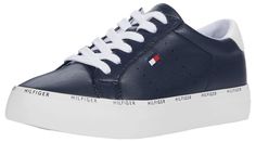 PRICES MAY VARY. A timeless casual look gets modern attitude in the fresh Henissly sneakers from Tommy Hilfiger. Lace up closure Round toe Perforated details on the sides Imported Tommy Shoes, Tommy Hilfiger Logo, Kids Luggage, Tommy Hilfiger Women, Luxury Store, Fashion Sneakers, Casual Look, Superga Sneaker, Sneakers Fashion