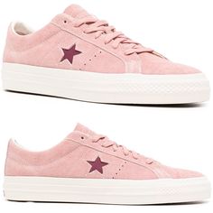 Brand New With Box. Never Worn. No Flaws. Authentic Converse One Star Pro Ox Sneakers In Pink / Purple Suede Leather Includes Both Pairs Of Pink And White Laces !! Color Is Called: Cherry Vision / Canyon Dusk Unisex Sizing Men’s 11.5 / Women’s 13 Sold Out Online. Msrp $85 + Tax “The Sneaker Of Choice For '90s Skaters And Grunge Rockers Gets A Premium Update To Its Og Construction On The Converse One Star Pro Ox. The Shoe Retains Its Classic Look, But Is Upgraded With A Premium Vintage Hairy Sued Converse One Star Pro Pink, Converse Pink Leather Sneakers, 90s Skaters, Converse White Sneakers, Converse Shoes Men, Converse One Star Pro, All Black Converse, Converse Platform, Plaid Shoes