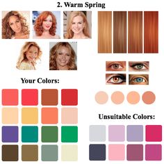 True Spring True Spring Hair Color Ideas, House Of Color Spring Hair, True Spring Outfit Ideas, Warm Spring Hair Color Ideas, Warm Spring Celebrities, Warm Spring Colour Palette, True Spring Celebrities, Warm Spring Color Palette Outfits