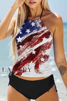 Lasaky - Stylish Two-Piece Bikini Swimsuit with Exclusive Print Design Womens Tankini Swimwear, Swimwear Plus Size, Black Bathing Suits, Affordable Fashion Women, Swimwear Tankini, Two Piece Swimwear, Cute Bathing Suits, Graphic Style, Cute Swimsuits