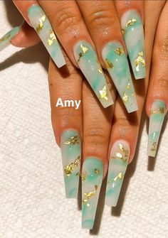 Baby Blue Acrylic Nails Coffin, Blue Acrylic Nails Coffin, Nails Coffin Long, Baby Blue Acrylic Nails, Long Acrylic Nail Designs, Blue Acrylic Nails, Drip Nails, Cute Acrylic Nail Designs, Long Acrylic Nails Coffin