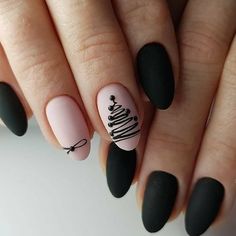 nails #ногти #маникюр #гельлак #дизайнногтей #nailsdesign33 #френч #матовыеногти #узорынаногтях #блесткинаногтях #лунки #втирка Christmas Tree Nail Art, Tree Nail Art, Christmas Tree Nails, Tree Nails, Cute Christmas Nails, Her Nails, Christmas Nail Art Designs, Nails Christmas, Super Nails