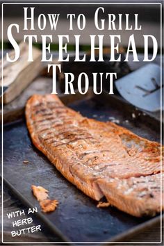 how to grill steelhead trout with an herb butter recipe for steaks and fish