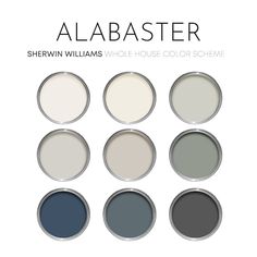 the color scheme for sherylin williams's house color scheme, which includes several shades