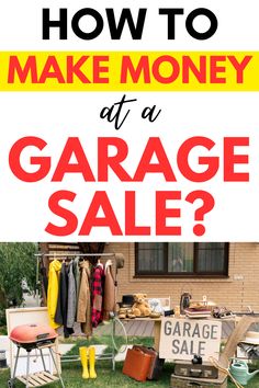 Ready to declutter and earn cash? Learn how to make money at a garage sale with effective strategies! This guide covers pricing, advertising, and tips for attracting buyers, ensuring you maximize your earnings while clearing out unwanted items. Yard Sale Display, Yard Sale Organization, Garage Sale Organization, Price Strategy, Ultimate Garage, Easy Online Jobs, Earn Extra Cash, Real Money