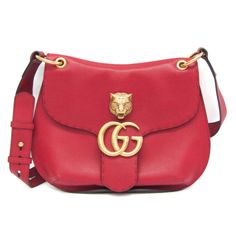 Used Gucci Gg Marmont 409154 Women's Leather Shoulder Bag Red Color (Sku: Bf576955) === General === Brand : Gucci Line : Gg Marmont Model : 409154 Country Of Origin : Italy === Design === Type : Shoulder Bag Material : Leather Color : Red Color Gender : Women === Size === Size (Hxwxd) : 24cm X 32cm X 8cm / 9.44'' X 12.59'' X 3.14'' === Inventory === Serial Number : C019428940 === Included Items === Accessories : None === Condition === Condition : Used (Very Good) Ranking : Rank A Used - A Few Tr Italy Design, Gucci Gg Marmont, Red Handbag, Gg Marmont, High Quality Leather, Gucci Bag, Red Color, Leather Shoulder Bag, Luxury Branding