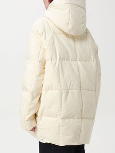 Find JIL SANDER Jacket on Editorialist. Jacket JIL SANDER Woman color Black Oversized Beige Outerwear With Detachable Hood, Cream Hooded Puffer Outerwear, Cream Outerwear With Detachable Hood For Fall, Autumn Jacket Women, Beige Jacket, Moncler Jacket, Wool Blend Jacket, Italian Fashion Designers, Fall Jackets