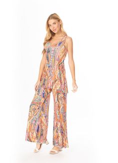 Mesh Palazzo Pant – Diva's Den Fashion Outfit Tuta, Jumpsuit Elegante, Bohemian Style Clothing, Bohemian Chic Fashion, Minimal Chic, Mein Style, Printed Jumpsuit, Estilo Boho, Emilio Pucci