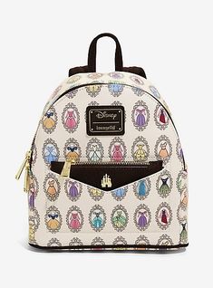 Loungefly Disney Princess Frame Mini Backpack - BoxLunch ExclusiveLoungefly Disney Princess Frame Mini Backpack - BoxLunch Exclusive, Disney Bags For Teens, Loungefly Princess Books, Loungefly Mini Backpack Disney, Disney Backpack Purse, Princess Frame, Disney Bags Backpacks, Loungefly Mini Backpack, Kanken Mini, Cute Mini Backpacks