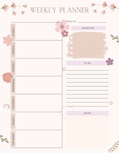 Weekly Printable Planner sheets plannerpagesprintablefree #dailyplannerideas📅 Schedule Inspo Aesthetic, Blank Planner Template, Digital Planner Weekly Layout, Weekly Schedule Ideas, Cute Weekly Planner Template, Aesthetic Weekly Planner Template, To Do Planner Template, Cute Planner Template, Good Notes Templates Free Planner