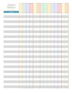 a printable checkbook with multiple colors and numbers on it, including the word's name