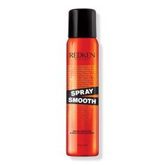 Spray Smooth Anti-Frizz Spray with Heat Protection - Redken | Ulta Beauty Anti Frizz Spray, Redken Hair Products, Benzalkonium Chloride, Shine Spray, Shaving Beard, Frizz Free Hair, Finishing Spray, Purple Shampoo, Frizz Control