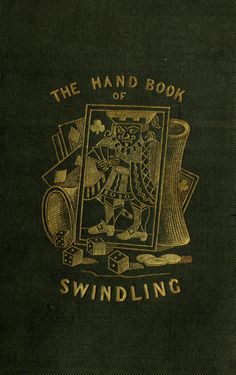 the hand book of windling, written in gold on green paper with an image of a