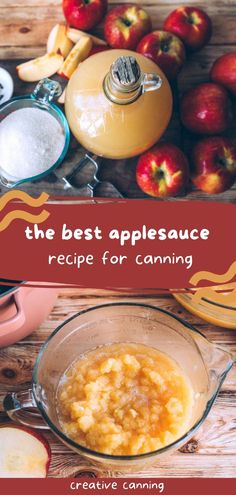 the best apple sauce recipe for canning