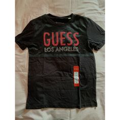 Guess Boys Tee Size 8. Meshed Detailing. Nike Sweatsuit, Blue Tie Dye Shirt, Polo Shirt Girl, Guess Kids, Toddler Top, Guess Girl, Guess Shirt, Embellished Shorts, Hooded Tee