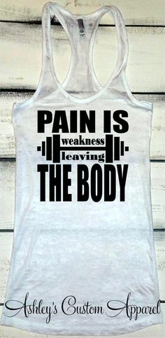 Women's Workout Tank, Sore Today, Strong Tomorrow, Fitness Gift, Fitness Apparel, Inspirational Quotes, Gym Motivation, Gym Shirt, Custom Please see additional photos for product measurements. This is a Next Level Burnout Razorback tank top. It is a high quality light airy tank top that will not disappoint. The burnout tanks generally fit true to size (women's sizing). If you are between sizes or prefer a looser fit I recommend sizing up. Please measure yourself and order the appropriate size as Strong Women Fitness, Quotes Gym, Fitness Quotes Women, Athletic Wear Womens, Exercise Clothes, Fitness Gift, Womens Workout, Workout Memes, Gym Shirt