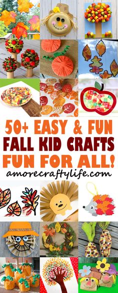 fall crafts for kids that are fun and easy