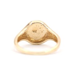 Dig your own gold with TotemKitten's 14k yellow gold custom 'Gold Digger" signet ring. Ring face measures 10mm x 11mm. Ring size 5.Sizing availableLayaway available 14k Gold Signet Ring With Polished Finish, 14k Yellow Gold Dome Ring, Classic Collectible Signet Ring With Engraving, 14k Gold Engraved Signet Ring Collectible, Engraved 14k Gold Signet Ring Collectible, Classic Yellow Gold Signet Ring With Maker's Mark, Heirloom Collectible 14k Stamped Signet Ring, Yellow Gold Engraved Ring With Maker's Mark, 14k Gold Timeless Signet Ring Collectible