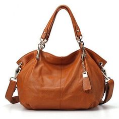 Qiwang Women Genuine Leather Hobo Bag Real Leather Handbag Luxury Brand Woman Office Fashion Bag Large Gorgeous Shoulder Bags Leather Hobo Bags, Honey Jewelry, Leather Hobo Handbags, Real Leather Handbags, Handbag Outfit, Genuine Leather Totes, Hobo Handbag, Hobo Bags, Leather Shoulder Handbags