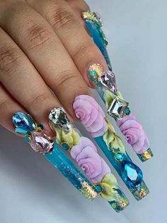 Baby Smoothies, Sparkling Nails, Nails Acryl, Latest Nail Trends, Diy Acrylic Nails