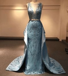 Style #Apr2097 - Beaded Mother of the Bride Ball Gowns - Darius Cordell Designer Dresses Couture, Dresses Couture, Long Party Dress, Formal Ball Gown, Detachable Train, Mother Of The Bride Gown, Couture Looks, Designer Evening Dresses, Blue Wedding Dresses