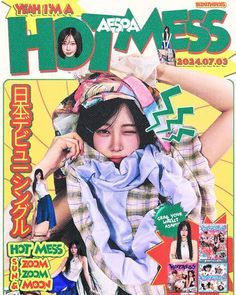 a magazine cover with an image of a woman wearing a hat and scarf on her head