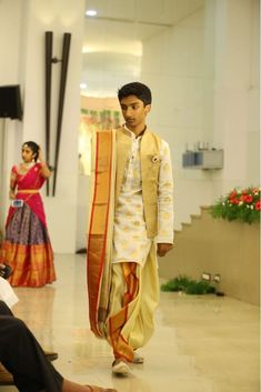 Dhothi- panchela function Dhothi Kurtha, Wedding Dress For Boys, Dhoti Ceremony, Kids Wedding Outfits