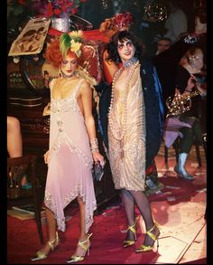 Maximalist Party Outfit, John Galliano Runway, Viktoria Core, High Fashion Couture, Model Runway, Art Outfit, Women Talk, History Fashion