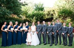 a large group of people in formal wear