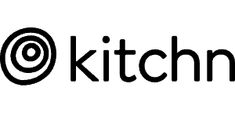 the kitchen logo is shown in black and white