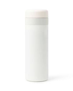 a white container with a lid on a white background