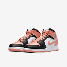 Brand New, Never Worn Nike Jordan Nike Jordan 1 Mid, Air Jordan 1 Mid Gs, Nike Force 1, Madder Root, Jordan Model, Nike Air Jordan 1 Mid, Nike Shoes Jordans, Nike Air Force Ones, Nike Air Huarache