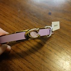 Opens For Easy On/Off By Coach No Tag. (Fell Off) Coach Bracelets, Coach Jewelry, Wrist Jewelry, Jewelry Accessories Ideas, Dope Jewelry, Jewelry Fashion Trends, Classy Jewelry, Jewelry Lookbook, Gold Bangle Bracelet