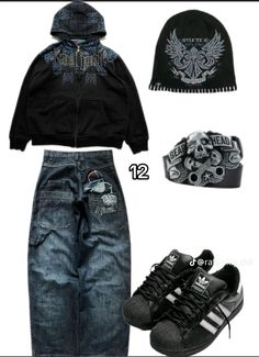 Grunge Outfit Inspo Men, Metal Head Outfits, Losercore Outfits, Skater Beanie, Skater Outfit, Baggy Outfit Ideas, Carpet Outfits, Skater Outfits, Red Carpet Outfits