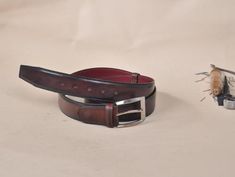 Tuccipolo dark brown handpolished mens leather luxury belt Mens Leather Belts, Handmade Leather Belts, Luxury Belt, Handmade Leather Belt, Luxury Belts, Handmade Belts, Leather Belts Men, Your Shoes, Mens Luxury