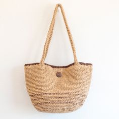 Elena Handbags Natural Cotton Flax Basket Shoulder Bag Casual Canvas Straw Bag For Daily Use, Summer Cotton Bags In Natural Color, Natural Cotton Summer Bags, Casual Canvas Straw Bag For Everyday Use, Casual Beige Bags Made Of Natural Fiber, Casual Beige Bag Made Of Natural Fiber, Casual Jute Bucket Bag For Daily Use, Bohemian Natural Canvas Bag For Everyday Use, Casual Beige Bag In Natural Fiber