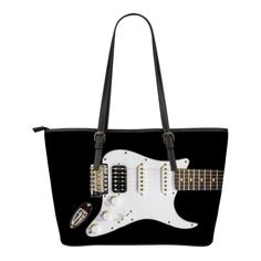 Guitar Tote Bags Trendy Rectangular Shoulder Bag For Concert, Trendy Rectangular Shoulder Bag For Concerts, Trendy Rectangular Bag For Concerts, Leather Bags With Zipper Closure For Concerts, Leather Bag With Zipper Closure For Concert, Music-themed Rectangular Bag For Daily Use, Acoustic Guitar Cake, Music Themed Decor, Guitar Pillows