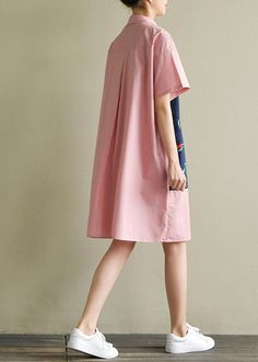 Women pink Cotton quilting clothes lapel patchwork Knee summer Dress

This dress is made of cotton or linen fabric, soft and breathy. 

Flattering cut. Makes you look slimmer and matches easlily.
 
Materials used: cotton

Measurement:Size S/US-2/EUR-34   
Shoulder 51cm / 19.89"
Sleeve length 17cm / 6.63"
bust 116cm / 45.24"
length 93cm / 36.27"


Size M/US-2/EUR-34   
Shoulder 52cm / 20.28"
Sleeve length 18cm / 7.02"
bust 120cm / 46.8"
length 94cm / 36.66"



We ship worldwide.

Tracking numbers Pink Collared Cotton Dress, Pink Cotton Collared Dress, Pink Cotton Dress With Pockets, Pink Short Sleeve Cotton Dress, Casual Pink Patchwork Dress, Pink Patchwork Knee-length Dresses, Pink Short Sleeve Dress With Pockets, Quilting Clothes, Women Pink