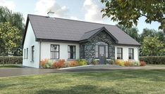 Sas Entree, Cottage Front Doors, Modern Bungalow Exterior, Irish Houses, House Ideas Exterior