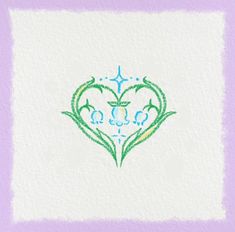 a cross is in the middle of a heart - shaped design on a white background